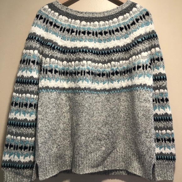 LOFT Fair Isle Sweater size XL - Picture 4 of 4